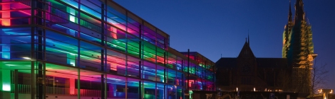 Edificio Iluminado por LED